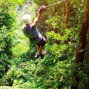 Ziplining the Costa Rica canopy